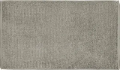 A plain, top-down view of a rectangular bath mat.