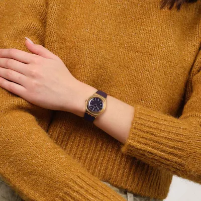 Produktbild von Swatch Armbanduhr Modell Ylg413, Schweizer Quarz Uhrwerk, Analog, Kunststoff