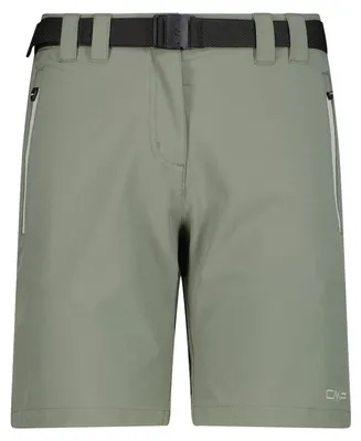 Produktbild von CMP Damen Trekking Bermuda Shorts mit Gürtel und Dry Function grün 42