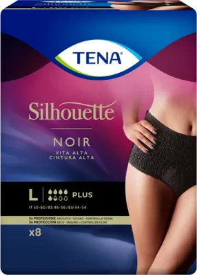 Obrázok produktu pre TENA 07322541095127, L, Žena, Čierna, 95 - 130 cm, 8 kusov