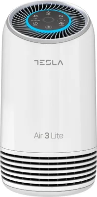 Obrázok produktu pre Čistička Tesla Air3 LITE, CADR 110 m3/h, indikátor filtra, režim spánku, časovač, HEPA+aktívny uhlíkový filter, biela