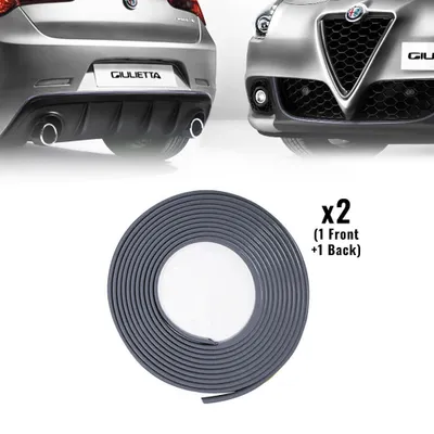 Zdjęcie produktu dla Srebrna naklejka profilowa na przód i tył Dam Alfa Romeo Giulietta