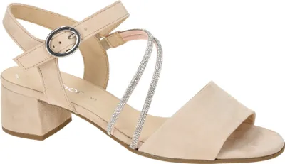 Produktbild von Gabor 41.771 Damen Sandalette - Riemchen Sandalen beige Elegant