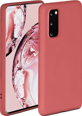 Produktbild von Soft-Case für Samsung Galaxy S20 / S20 5G, Farbe:Sonnenuntergangsrot