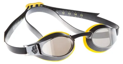 Productafbeelding van Mad Wave X-look Zwembril met spiegelglas, zwart, zwart, one size