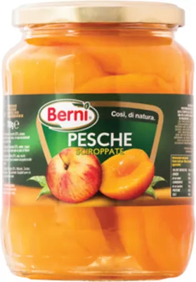 Produktbild von Pesche Sciroppate marinierte Pfirsiche 700g - Berni