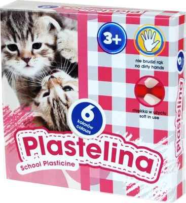 Image de Plasticine 6 couleurs Astra Cats