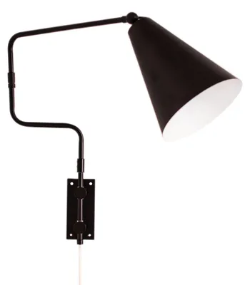 Imagen del producto de Aplique de pared Yukon, color  mate, 1xE27, 25W, metal, dimensiones: 43,5x51x39 cm, IP20, marca Rydens