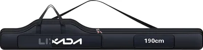 Immagine prodotto di Borsa da pesca, design portatile, scomparti multipli, 19 m, nera