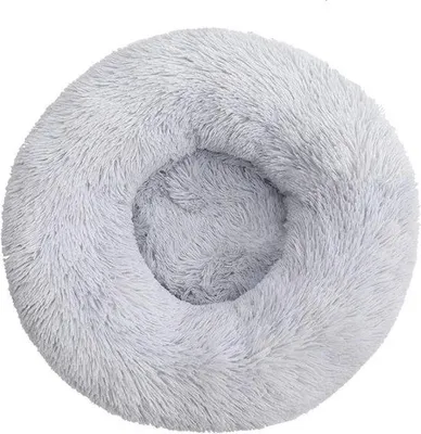 Obrázek produktu pro Dlouhé a velké plyšové lůžko pro psy a kočky, 90 cm, velmi měkké, černé.