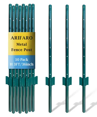 Produktbild von Metallpfahl robust, 91 cm, 10 Stück, für Drahtzaun