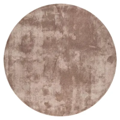 Produktbild von Waschbarer Teppich Rund - Clean Braun