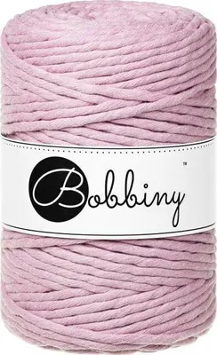 Obrázok produktu pre Bobbiny Macrame Cord 5 mm 100 m Dusty Rose Špagát