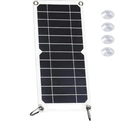 Produktbild von Tragbares Flexibles 35 W Solarpanel – 5 V Ladegerät mit USB PowerBank Outdoor