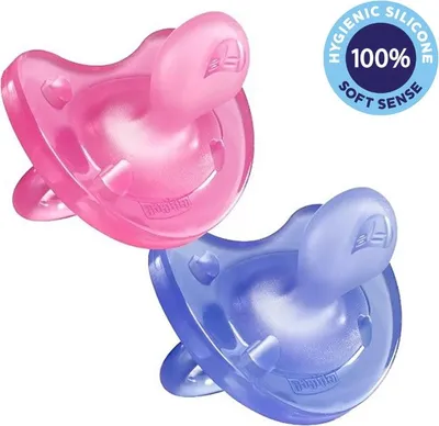 Produktbild von Chicco 00002734110000 Physio SOFT 12M+ Silikon-Schnuller, BPA-frei