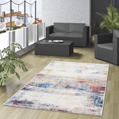 Produktbild von In- und Outdoor Teppich Malibu Creme Bunt Verlauf, Größe:160x235 cm