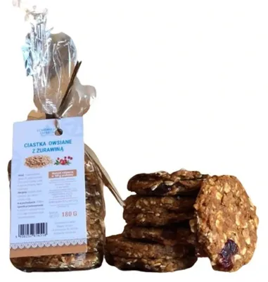 Zdjęcie produktu dla Ciastka owsiane bez dodatków - Schronisko Bukowina