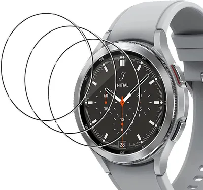 Produktbild von 3X Hartglas Panzerglas für Samsung Galaxy Watch 4 Classic 46 mm Panzerfolie Display Schutz 9H