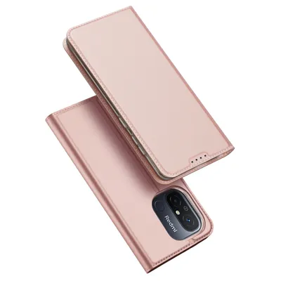 Obrázok produktu pre Skin Pro Sleeve Kompatibilný s Xiaomi Redmi 12C/11A/Poco C55 Flip Cover Card Wallet Stand Pink