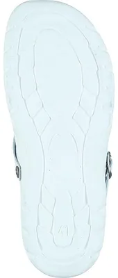 Produktbild von Fly Flot Herren Clog Leder Profilsohle Schnalle 220093, Größe:43 EU, Farbe:Weiß