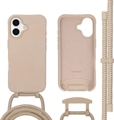 Produktbild von imoshion Color Backcover mit abnehmbarem Handykette und MagSafe iPhone 17 - Nude
