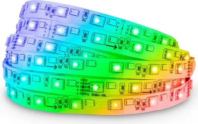 Produktbild von Briloner LED Strip 10m, Fernbedienung, Dimmbar, Selbstklebend, RGB Farbwechsel, Weiß, 1000 x 1 cm