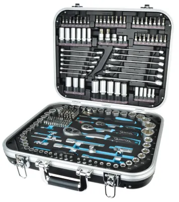 Produktbild von QUANTOOL Steckschlüsselsatz 1/4" 1/2" 3/8" 226teilig Q25000 (Q25000)