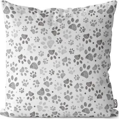 Produktbild von VOID Tiere Fußabdrücke Kinderzimmer Kissenbezug Kissenhülle sofa couch wohnzimmer dekoration wasserfest Outdoor Garten Kissen bezug deko