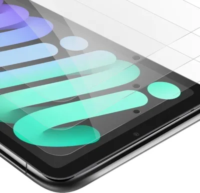 Immagine prodotto di Cadorabo 3x pellicola blindata per Apple iPad MINI 6 (8,3 pollici) in pellicola protettiva trasparente per tablet Vetro temperato di protezione del display