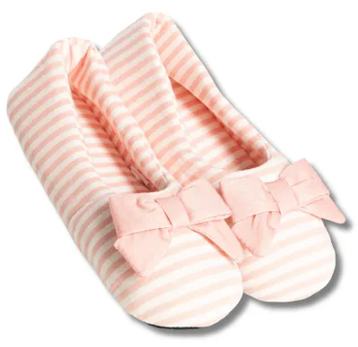 Productafbeelding van Damessandalen, roze – ballerina's, maat 40-41 – zachte zool – antislip – maritieme stijl