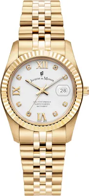 Produktbild von Jacques du Manoir Armbanduhr Date Inspiration Roman White