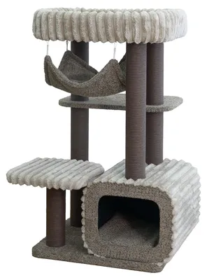 Produktbild von Europet Bernina Kratzbaum Porto beige, Maße: 59 x 49 x 106 cm