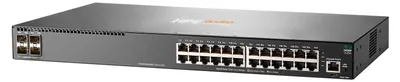 Produktbild von HPE Aruba Networking 2930F 24G 4SFP Switch, 56 Gbit/s, 41,7 Mpps, DDR3-SDRAM, 1024 MB, 200 - 240 V, 29,3 W