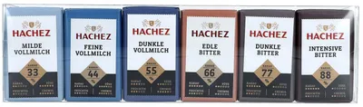 Produktbild von Hachez Täfelchen Mix 90g