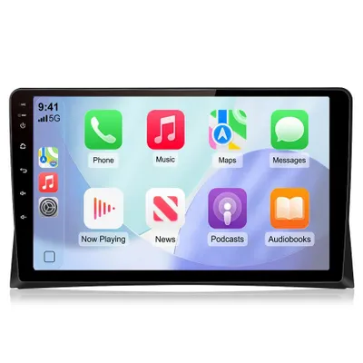 Image de Autoradio Android 9 pouces 64 GB pour VW T5 Multivan 2009-2015 avec CarPlay & Android Auto Navigation & Bluetooth