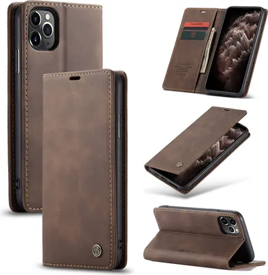 Image de Caseme Étui pour téléphone portable Iphone 11 Pro Max-Marron foncé