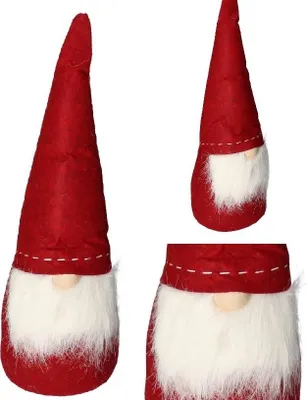 Zdjęcie produktu dla Skrzat Krasnal Mikołaj Gnom Świąteczny Duży 50Cm