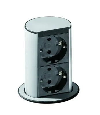 Produktbild von Elevator 2, Einbausteckdosenelemente, mit Schukosteckdosen