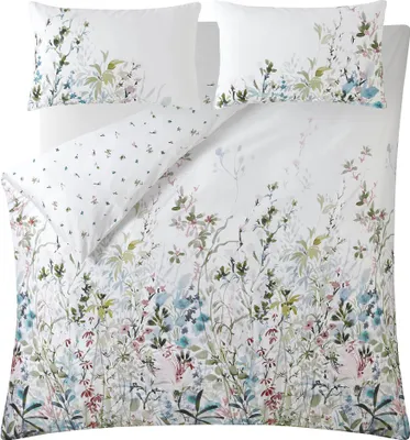 Produktbild von Laura Ashley Bettwäsche Pointon Fields Aquarellblumen 3-Teilig 220x230cm