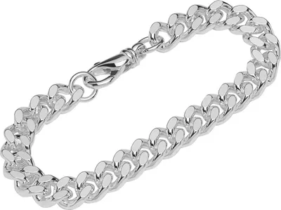 Produktbild von Armband 925 Sterling Silber 22cm Panzerkette diamantiert Damen Armbandkette fein