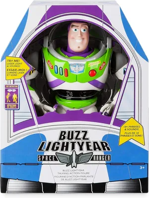 Zdjęcie produktu dla Interaktywna mówiąca figurka Buzz Astral Toy Story z efektami świetlnymi