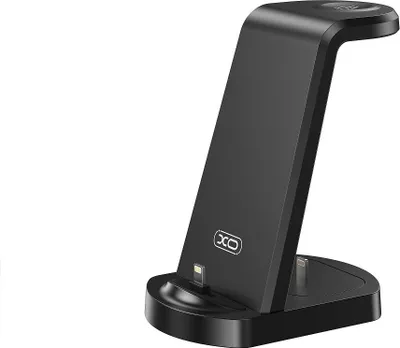 Produktbild von XO 3in1 Ladeständer WX035 mit iPhone-Anschluss 15W schwarz