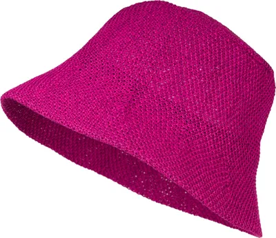 Produktbild von styleBREAKER Damen Papierstroh Sonnenhut | faltbarer Fischerhut | leichter Bucket Hat mit Schweißband | Sommerhut mit Krempe als Sonnenschutz für Outdoor Strand Freizeit