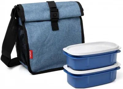 Image de Tatay Roll And Go Topflex 500ml boîte à pain bleu bleu One Size