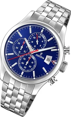 Produktbild von Festina Armbanduhr Herren F20374/2 Edelstahl Uhr silber Chronograph UF20374/2