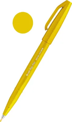 Produktbild von Pentel SES15C-G - Gelb - Gelb - Rund - Tinte auf Wasserbasis - 1 Stück(e)
