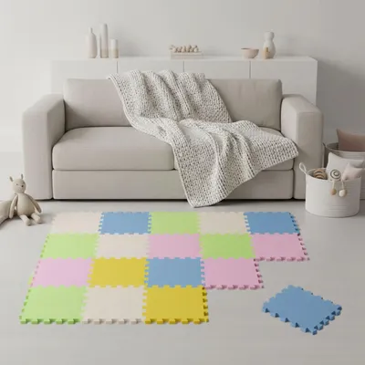 Obrázok produktu pre 18 kusov hracia podložka detská puzzle podložka 30x30 plazenie podložka podlahová podložka škôlka