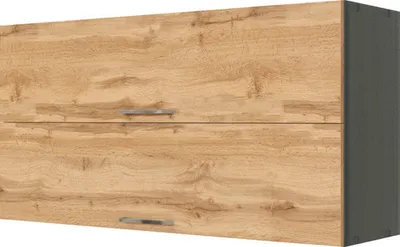 Produktbild von Held Möbel Klapphängeschrank Sorrento BxTxH 110 x 34 x 57 cm eiche hell matt zerlegt Anschlag reversibel 353.6273