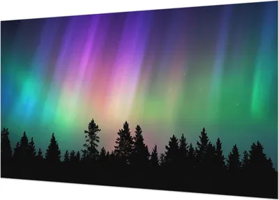 Produktbild von Fototapete - Wandbilder für Wohnzimmer - 416x254 - Dekorative Wandfolie - Modernes Design für Wanddekoration - Tapeten für Innenräume - Magischer Himmel