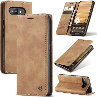 Produktbild von Google Pixel 9a Hülle - CaseMe 013 Klapphülle - Braun